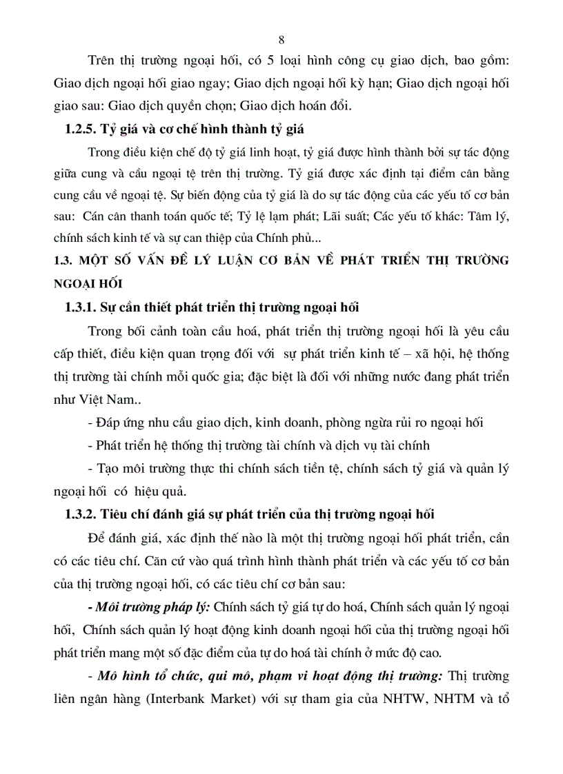 image for page Giải pháp phát triển thị trường ngoại hối Việt Nam