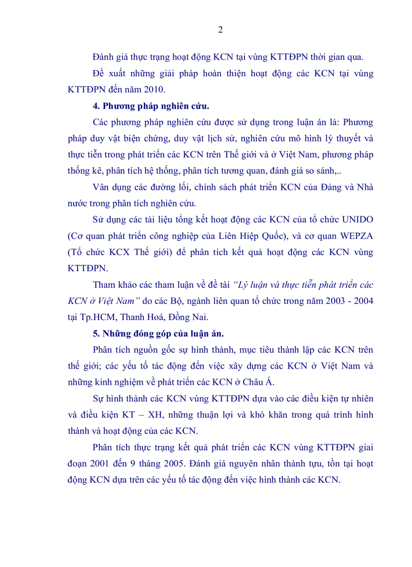 Hoàn thiện hoạt động các khu công nghiệp tại vùng kinh tế trọng điểm phía Nam đến năm 2010