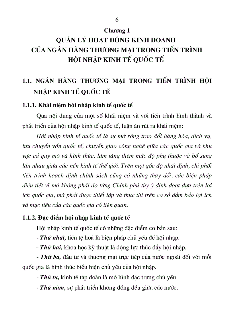 image for page Quản lý hoạt động kinh doanh của ngân hàng Nông nghiệp và phát triển nông thôn Việt Nam trong tiến trình hội nhập kinh tế quốc tế