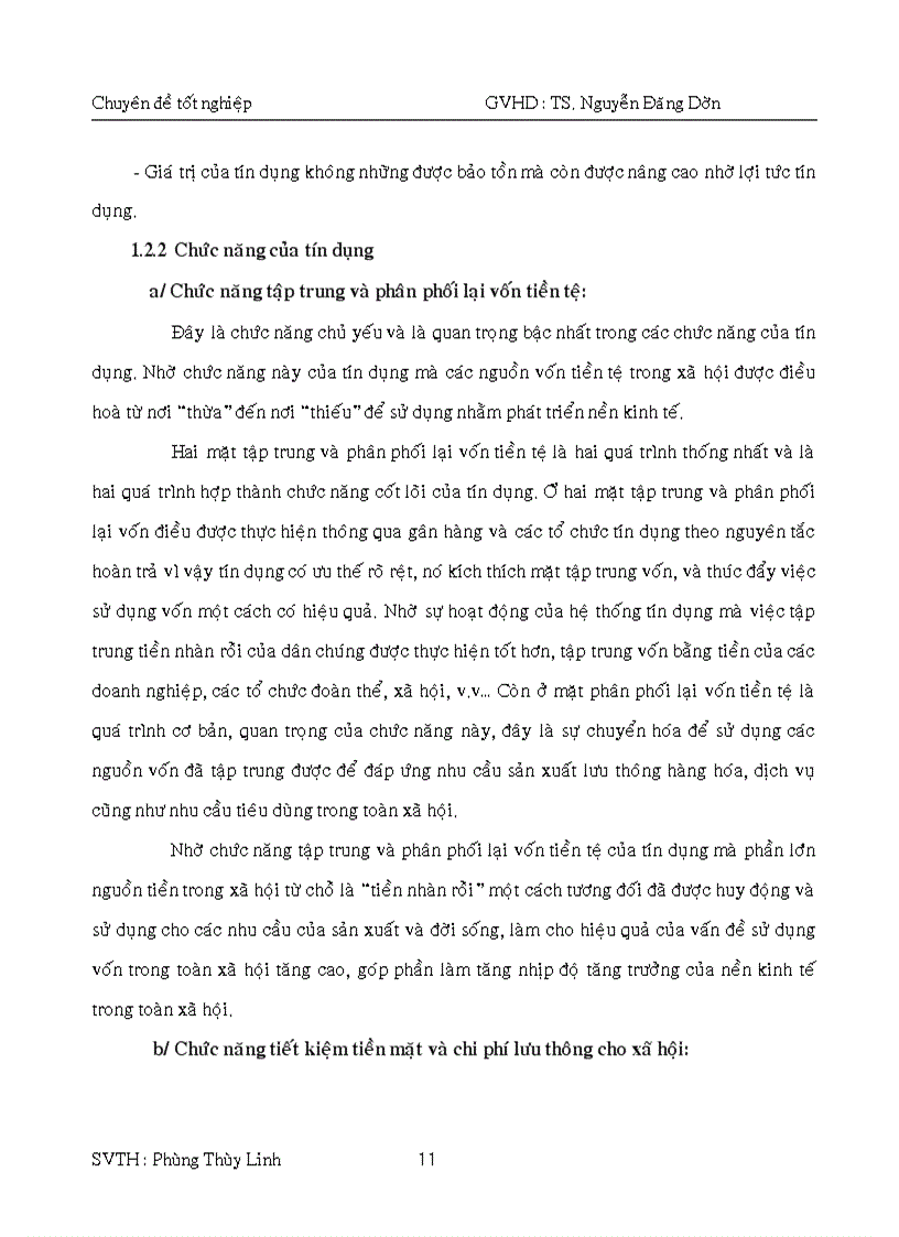 image for page Báo cáo thực tập về tín dụng