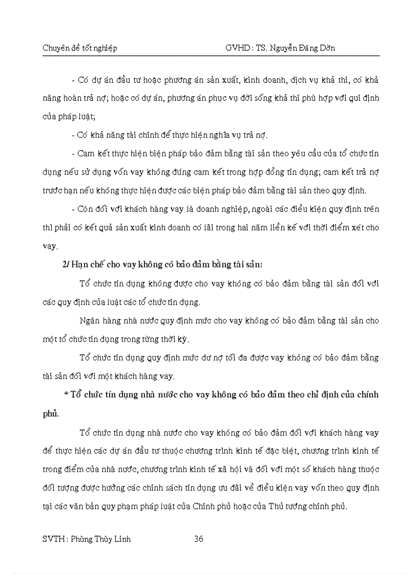 image for page Báo cáo thực tập về tín dụng