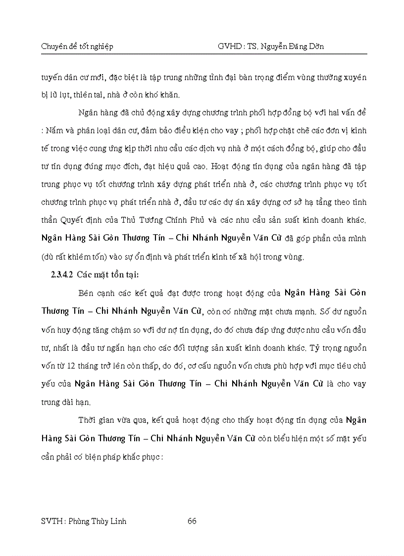 image for page Báo cáo thực tập về tín dụng