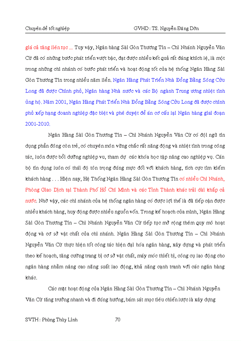 image for page Báo cáo thực tập về tín dụng