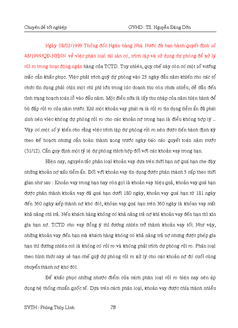 image for page Báo cáo thực tập về tín dụng