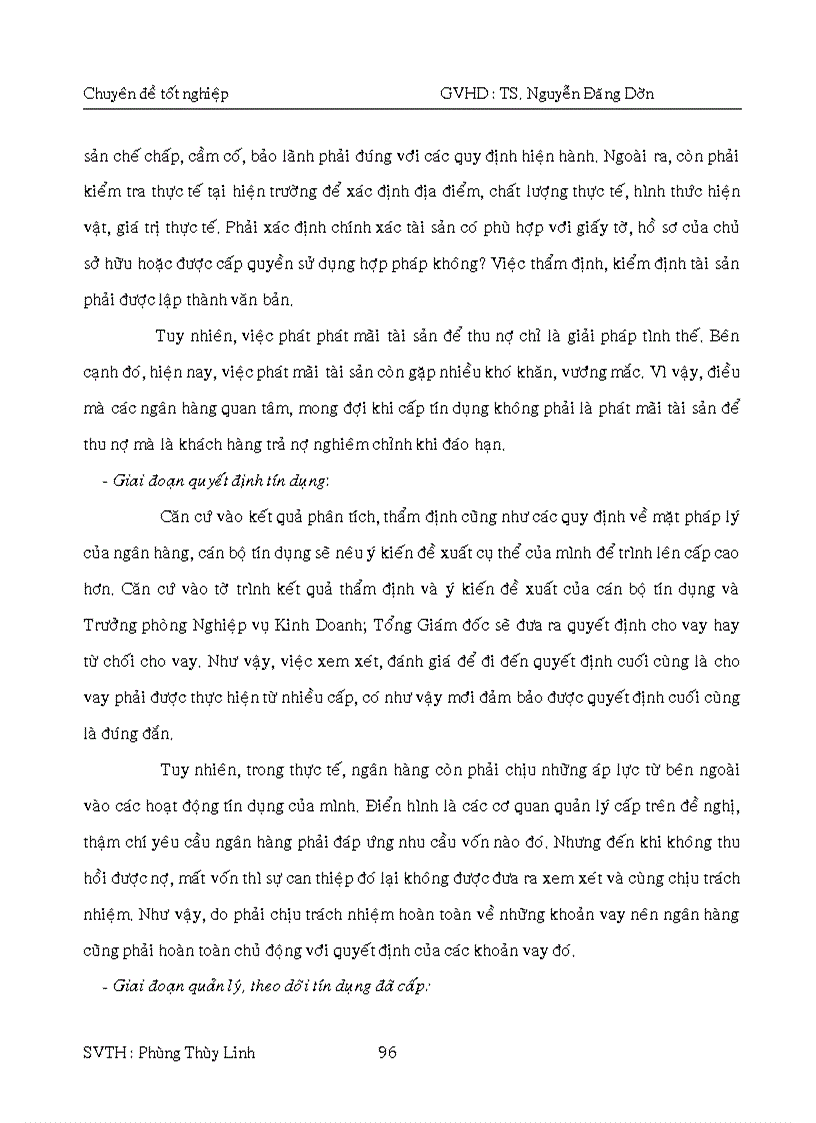 image for page Báo cáo thực tập về tín dụng