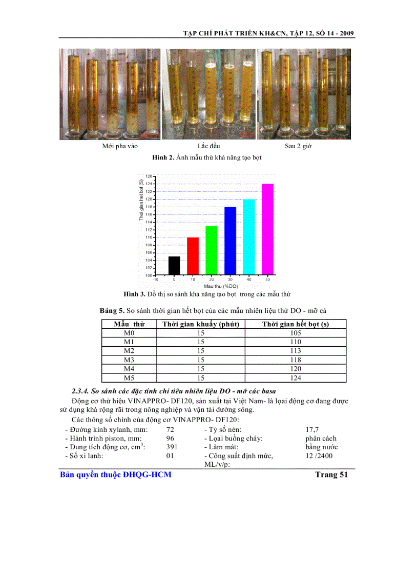 image for page Nghiên cứu ứng dụng mỡ cá basa làm nhiên liệu cho động cơ DIESEL
