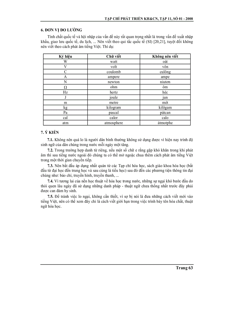 image for page Tính chất quốc tế và hội nhập trong việc viết danh pháp hóa học