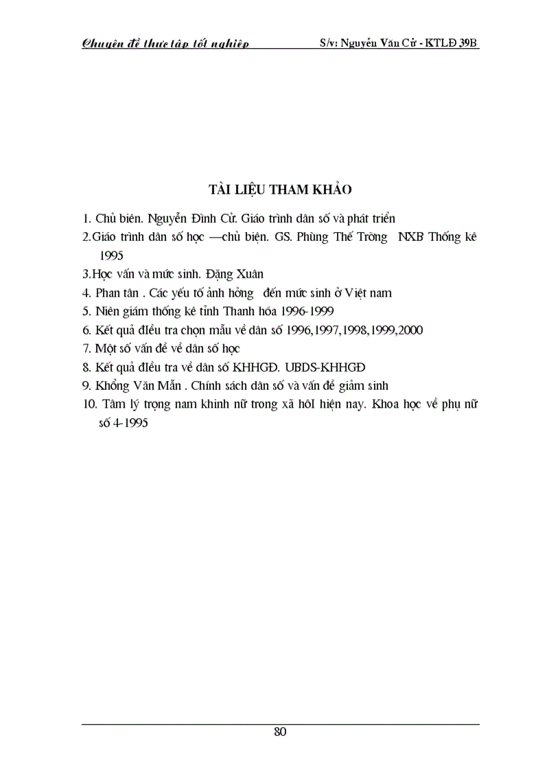 image for page Trình độ học vấn đến mức sinh ở tỉnh Thanh Hoá