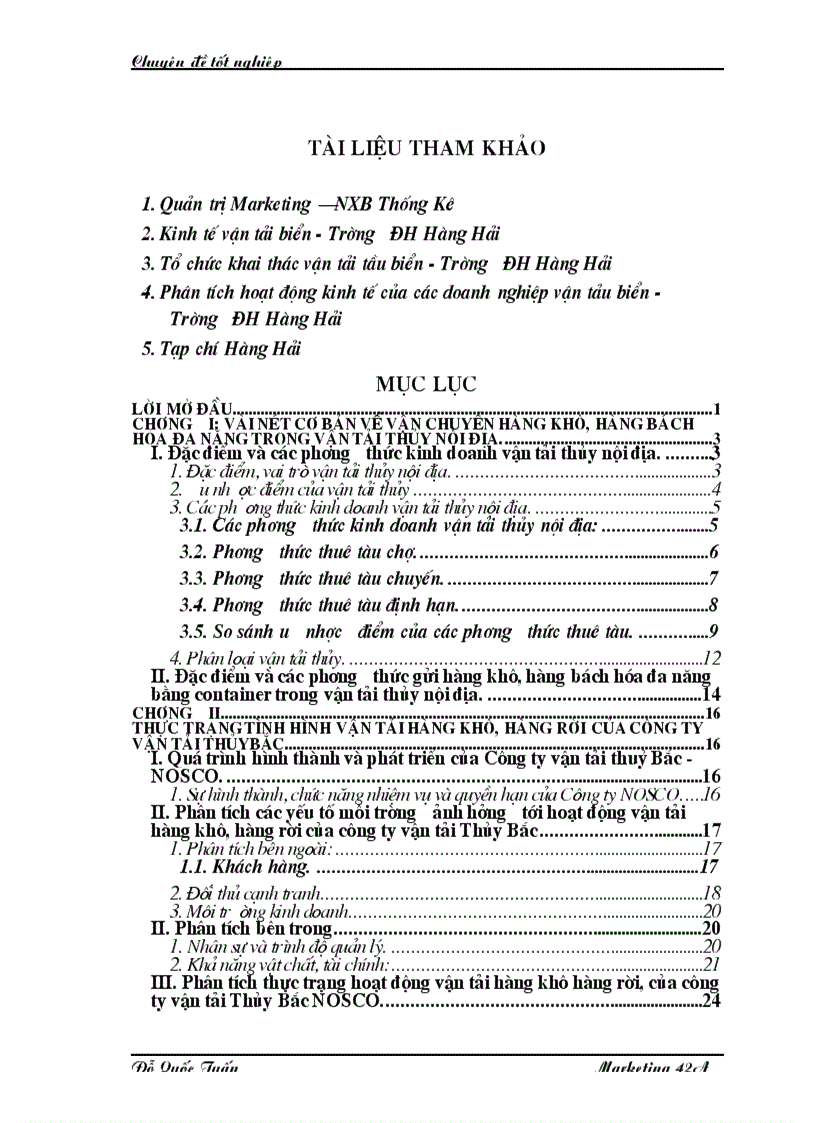 image for page Phân tích các cơ hội thị trường vận chuyển hàng khô hàng bách hóa đa năng bằng đường thủy nội địa của công ty vận tải thuỷ Bắc Nosco
