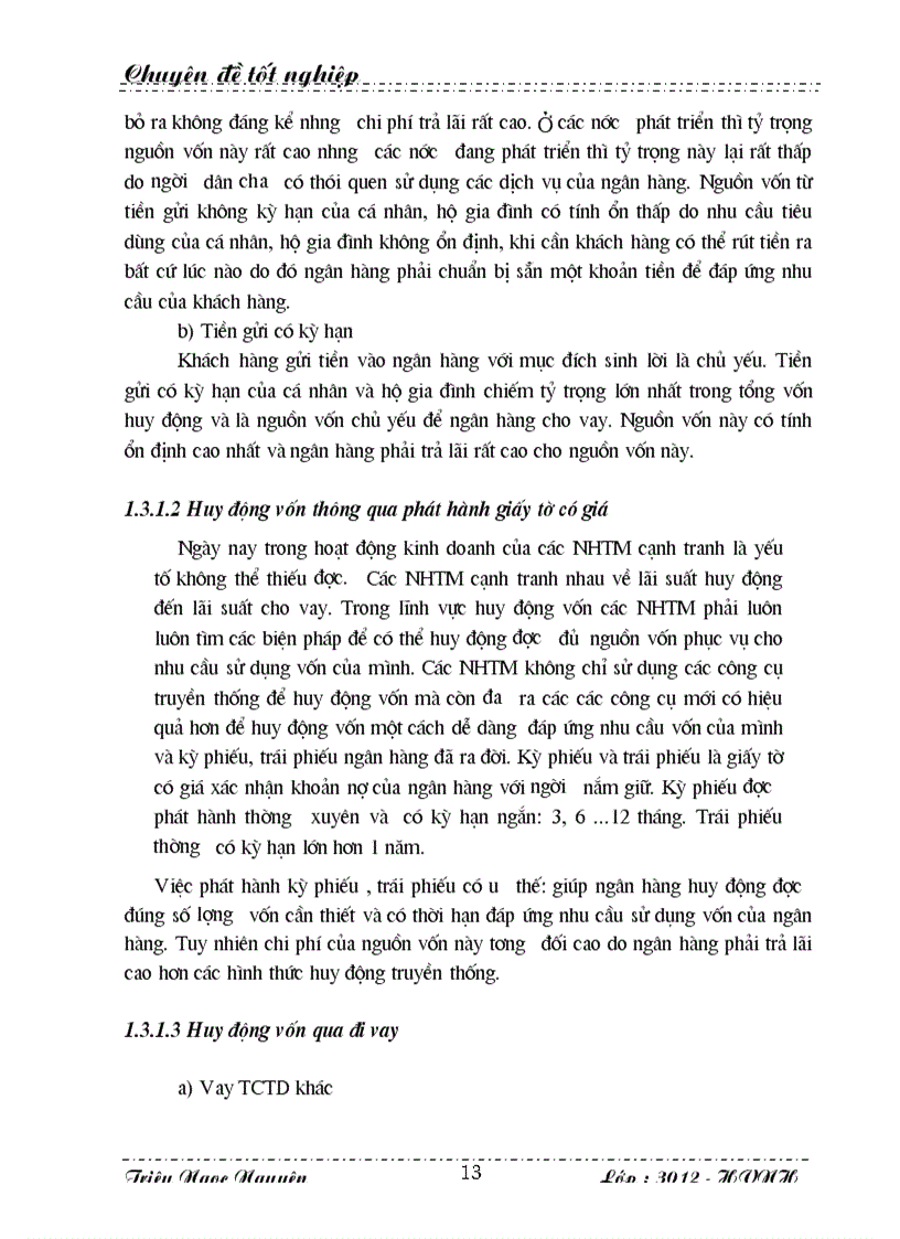 image for page Thực trạng công tác huy động vốn tại chi nhánh NHNo PTNT huyện Vụ Bản