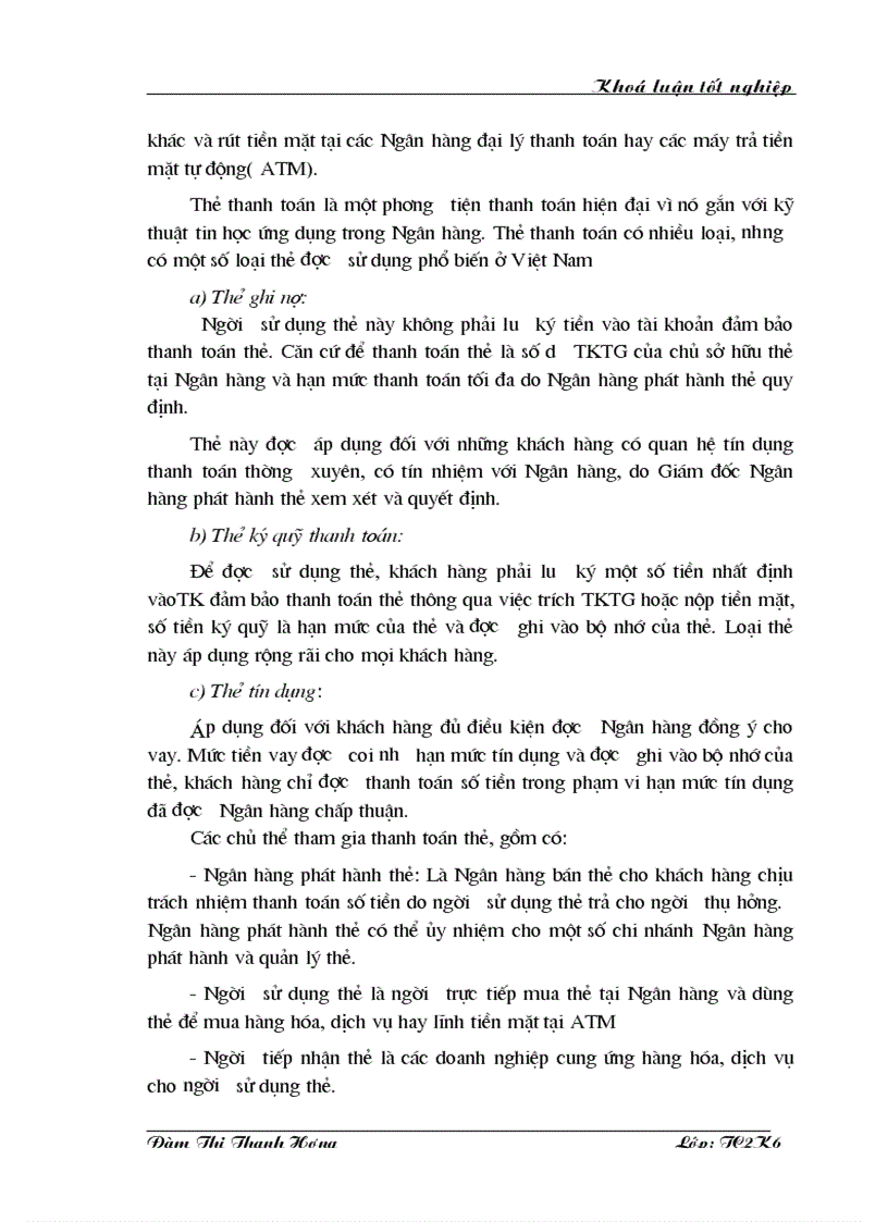 image for page Một số vấn đề về Thanh toán không dùng tiền mặt tại NHĐT PT Cao Bằng Thực trạng và giải pháp