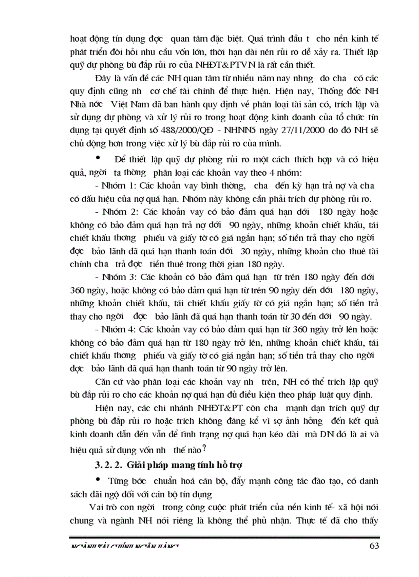 image for page Giải pháp nâng cao hiệu quả tín dụng trung dài hạn tại Ngân Hàng đầu tư và phát triển việt nam