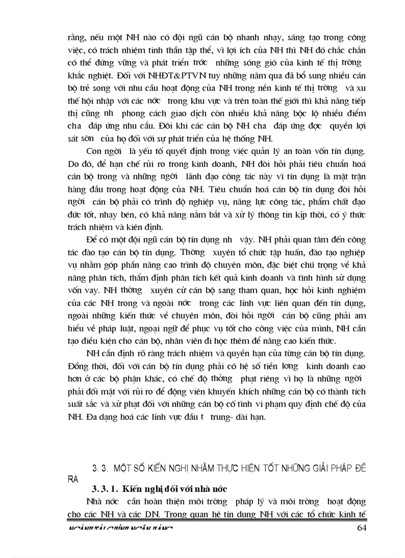image for page Giải pháp nâng cao hiệu quả tín dụng trung dài hạn tại Ngân Hàng đầu tư và phát triển việt nam