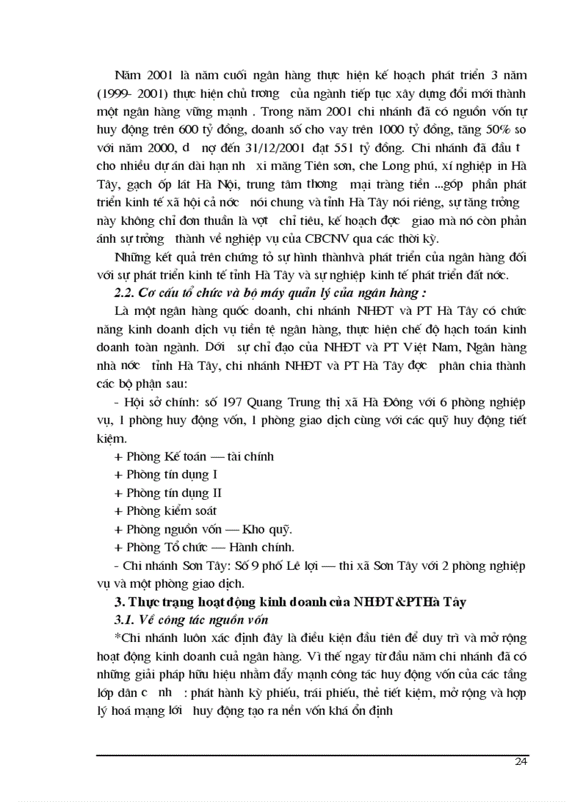 image for page Một số ý kiến về tăng thu tiết kiệm chi phí nhằm nâng cao hiệu quả kinh doanh tại NHĐT PT Hà Tây