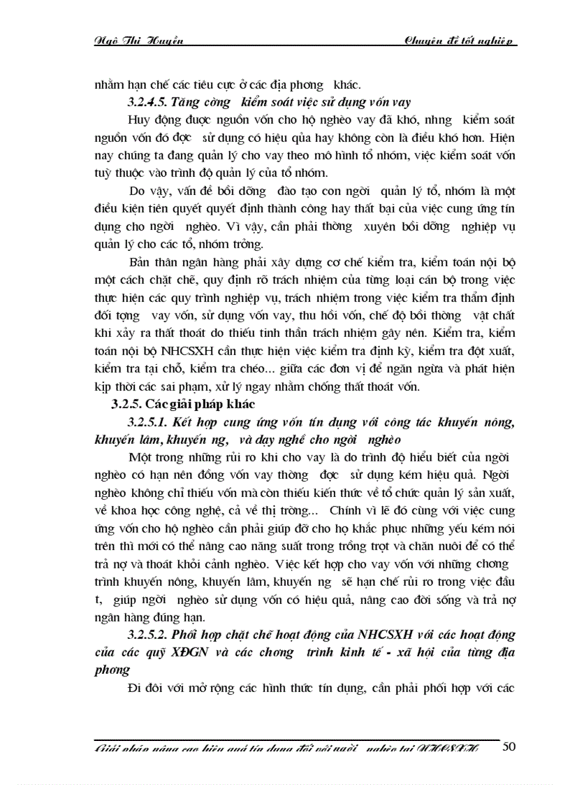 image for page Giải pháp nâng cao hiệu quả tín dụng đối với người nghèo tại ngân hàng chính sách xã hội