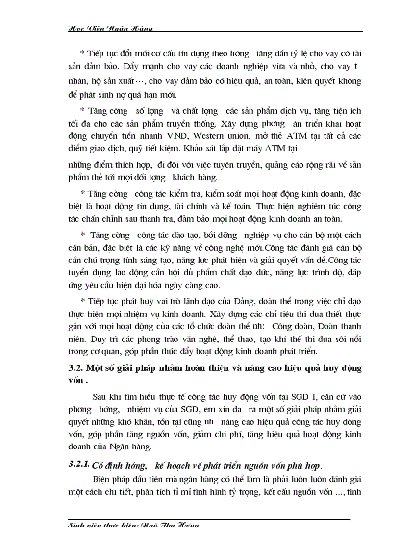 image for page Công tác huy động vốn tại Sở giao dịch I Ngân hàng Công thương Việt Nam Thực trạng và giải pháp
