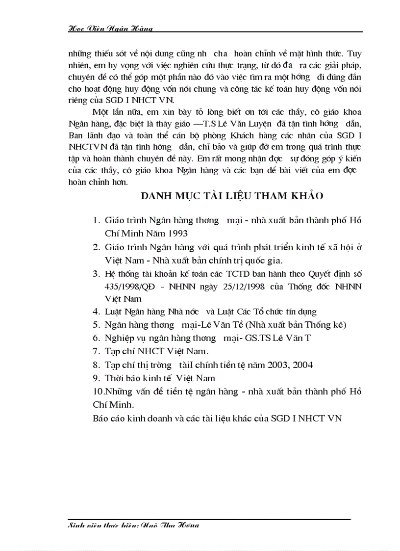 image for page Công tác huy động vốn tại Sở giao dịch I Ngân hàng Công thương Việt Nam Thực trạng và giải pháp