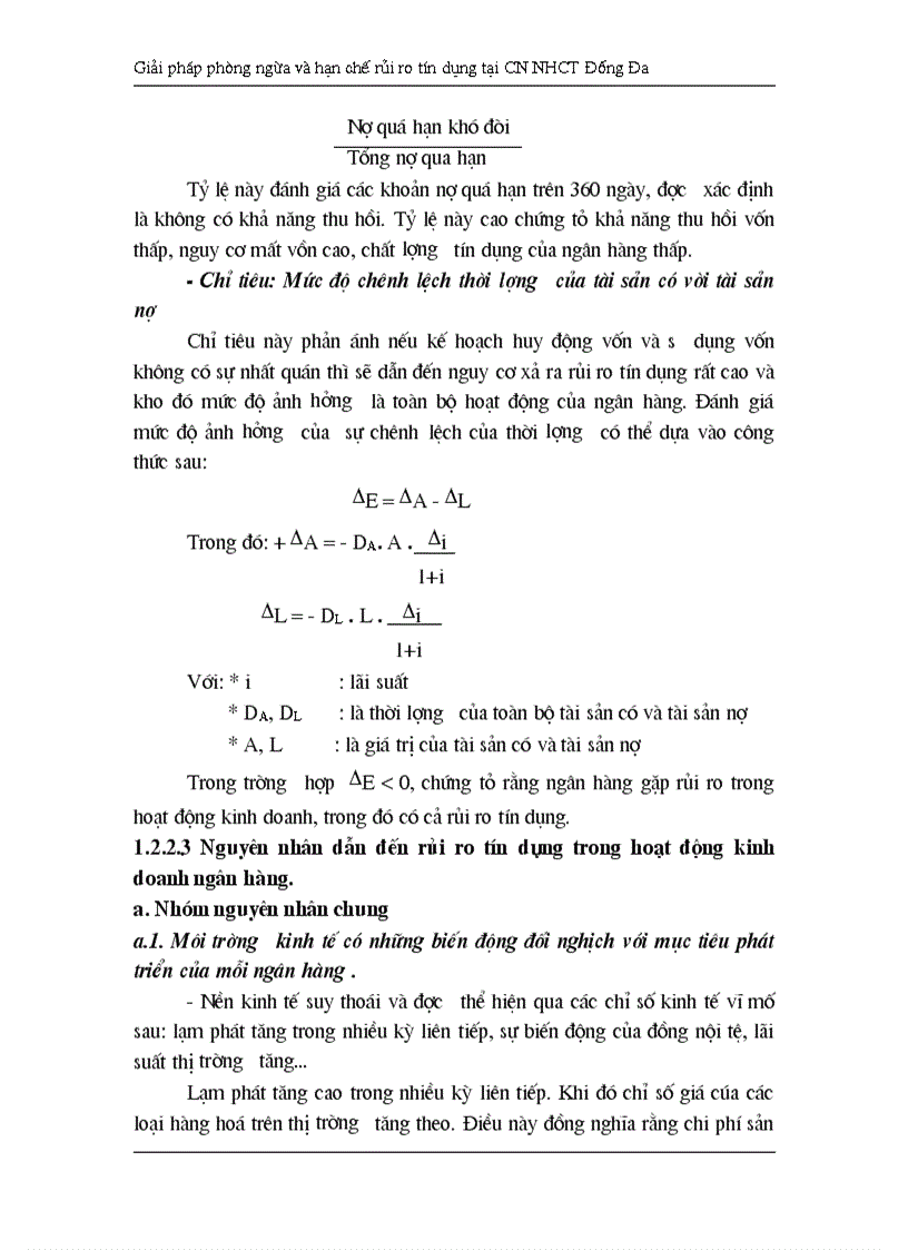 image for page Giải pháp hạn chế rủi ro tín dụng tại Chi nhánh Ngân hàng Công Thương khu vực Đống Đa