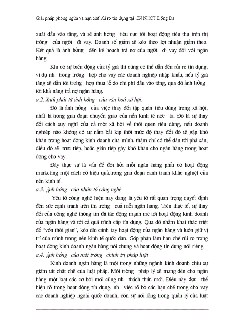 image for page Giải pháp hạn chế rủi ro tín dụng tại Chi nhánh Ngân hàng Công Thương khu vực Đống Đa