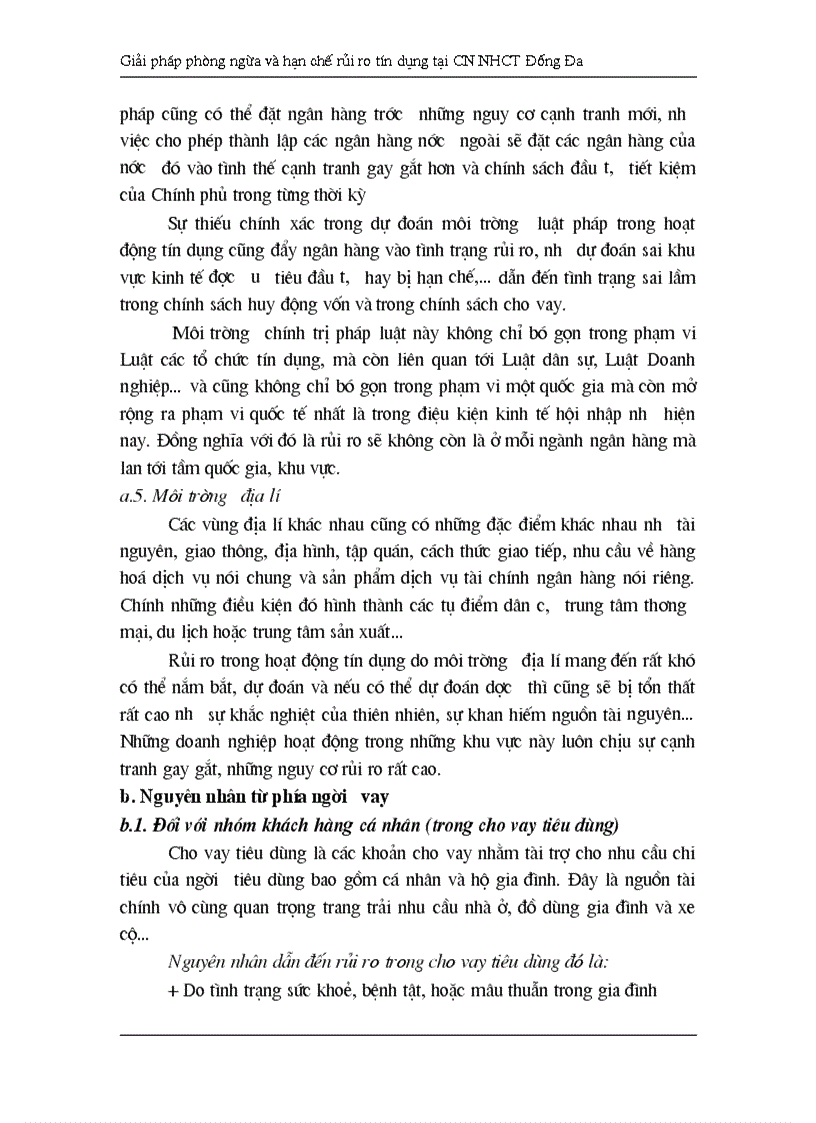 image for page Giải pháp hạn chế rủi ro tín dụng tại Chi nhánh Ngân hàng Công Thương khu vực Đống Đa