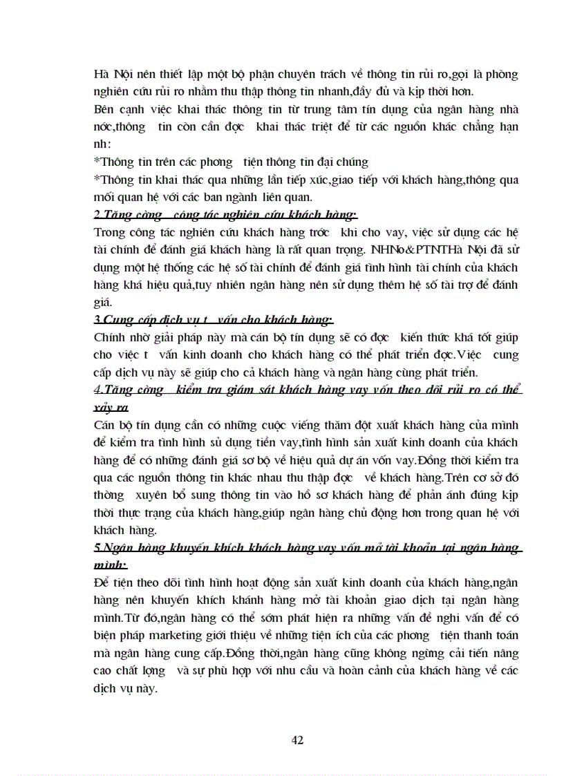 image for page Ngăn ngừa và xử lí nợ quá hạn tại Ngân hàng Nông Nghiệp và Phát Triển Nông Thôn Hà Nội