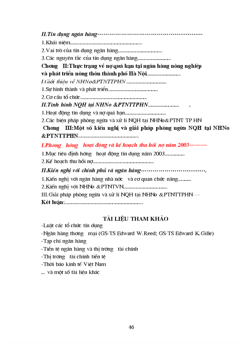 image for page Ngăn ngừa và xử lí nợ quá hạn tại Ngân hàng Nông Nghiệp và Phát Triển Nông Thôn Hà Nội