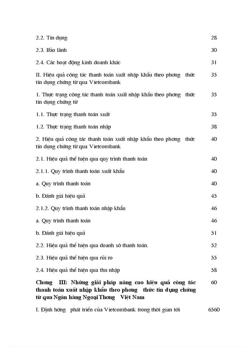 image for page Một số giải pháp nâng cao hiệu quả trong công tác thanh toán hàng xuất nhập khẩu bằng phương thức tính dụng chứng từ tại Ngân hàng Ngoại thương Việt Nam
