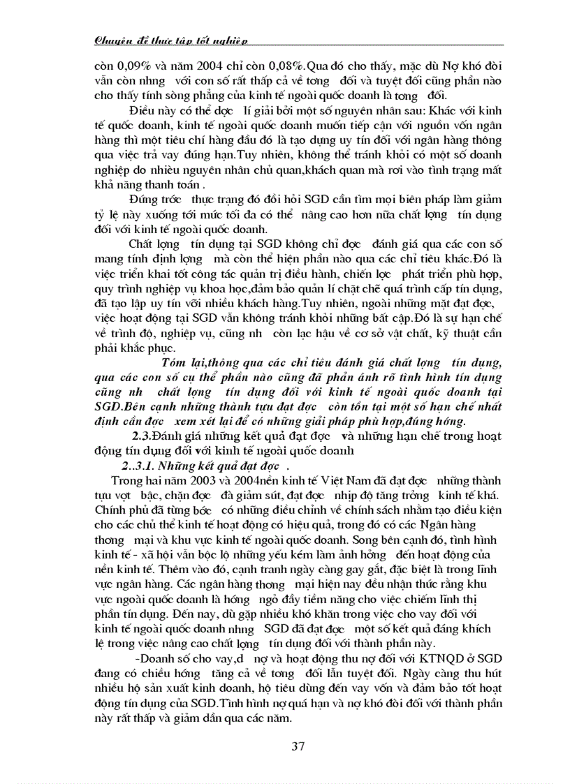 image for page Giải pháp nâng cao chất lượng tín dụng đối với kinh tế ngoài quốc doanh tại Sở giao dịch I Ngân hàng Đầu tư và Phát triển Việt Nam