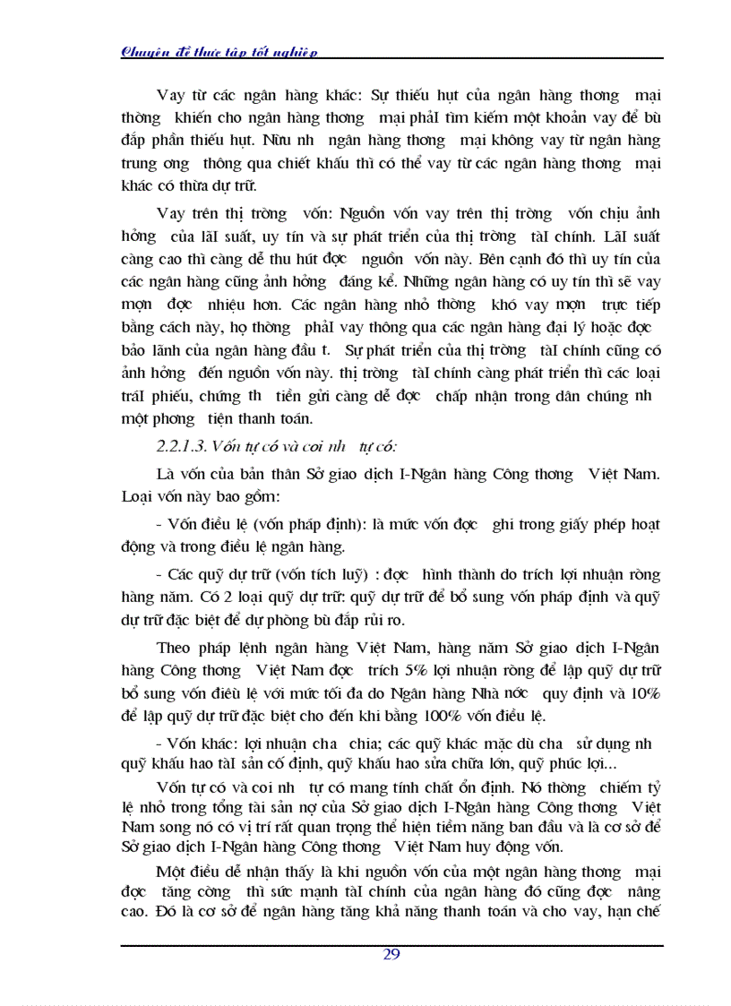 image for page Hoàn thiện nghiệp vụ cho vay của Sở giao dịch I Ngân hàng Công thương Việt Nam