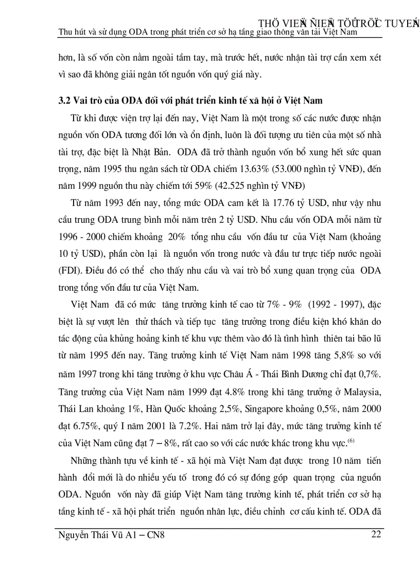 image for page Thu hút và sử dụng ODA trong phát triển cơ sở hạ tầng giao thông vân tải Việt Nam