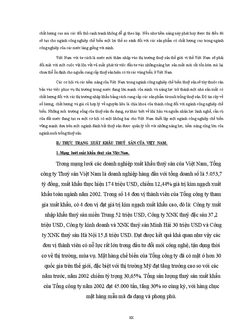 image for page Tình hình xuất khẩu thuỷ sản của Việt Nam trong thời gian gần đây Thực trạng và giải pháp