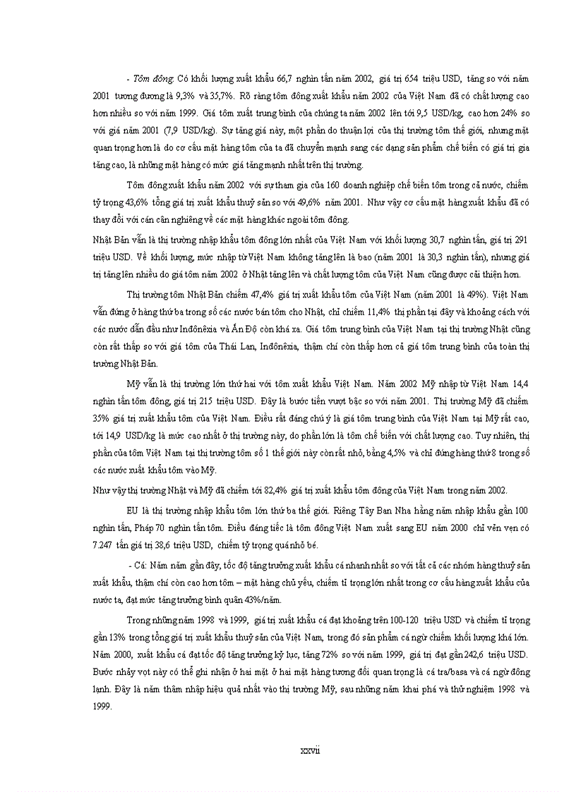 image for page Tình hình xuất khẩu thuỷ sản của Việt Nam trong thời gian gần đây Thực trạng và giải pháp