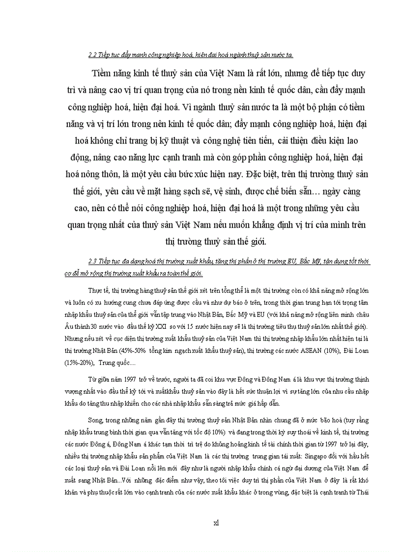 image for page Tình hình xuất khẩu thuỷ sản của Việt Nam trong thời gian gần đây Thực trạng và giải pháp