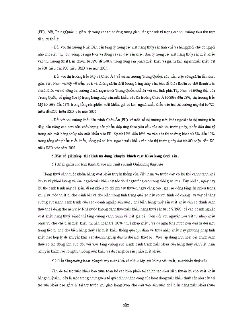 image for page Tình hình xuất khẩu thuỷ sản của Việt Nam trong thời gian gần đây Thực trạng và giải pháp