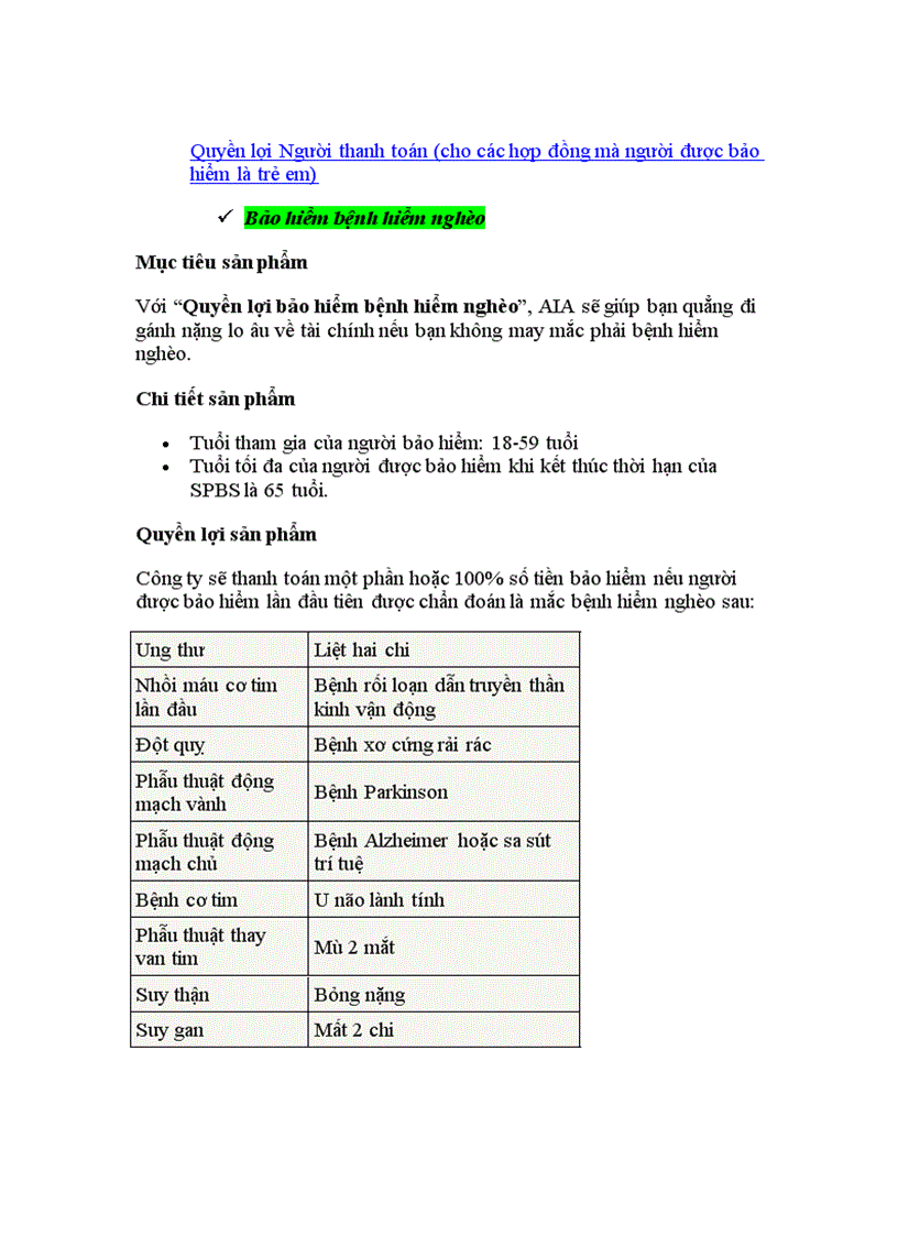 image for page Tổng quan về bảo hiểm nhân thọ AIA việt Nam