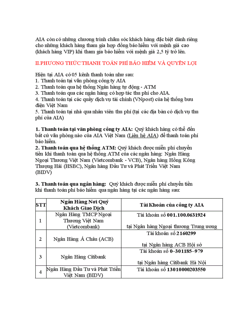 image for page Tổng quan về bảo hiểm nhân thọ AIA việt Nam