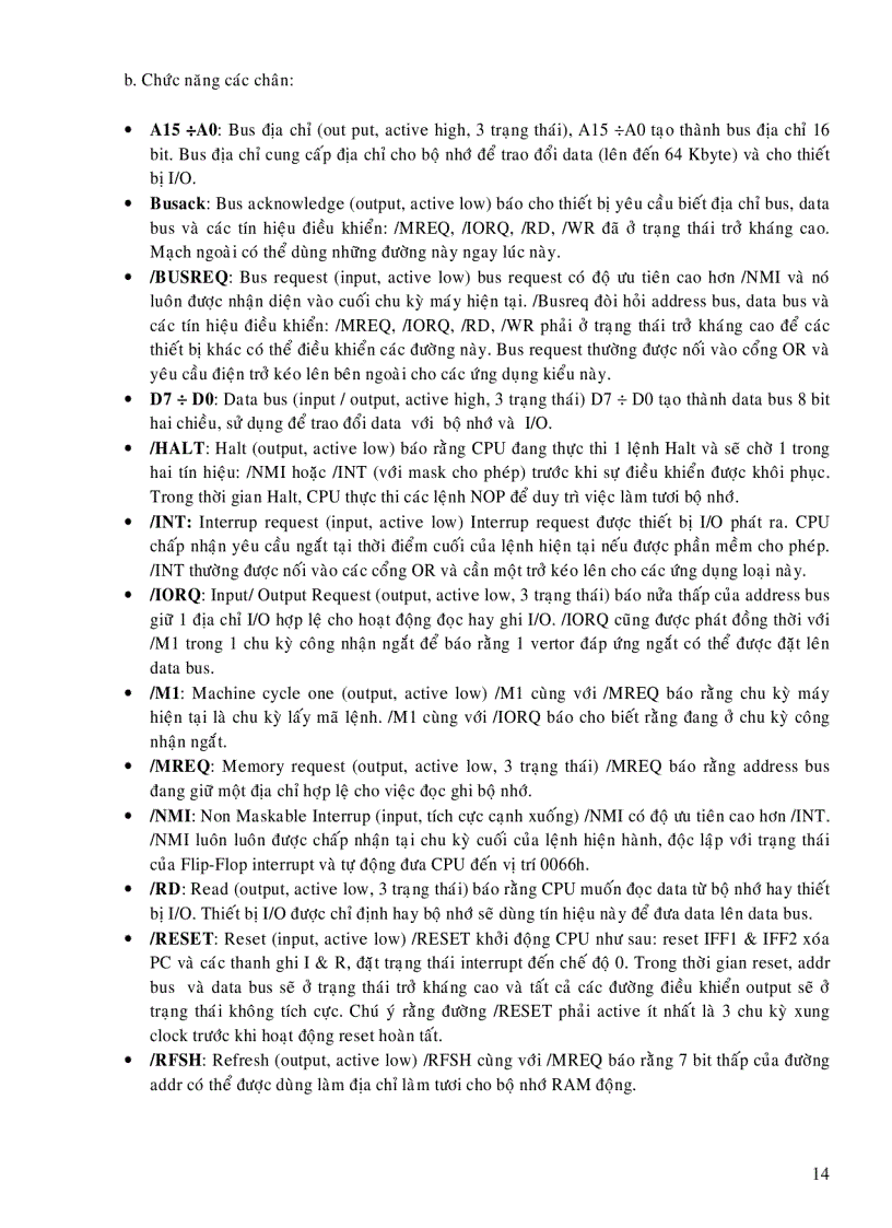 image for page Thiết kế thi công và viết chương trình điều khiển mạch thực hành cho Z80 CPU Giao tiếp với máy tính qua ngõ máy in
