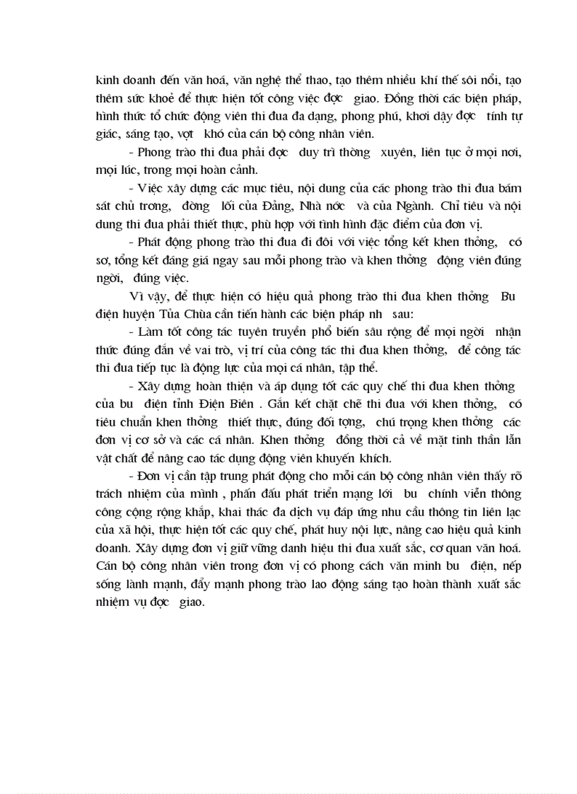 image for page Các biện pháp hoàn thiện công tác tổ chức lao động tại Bưu điện huyện Tủa chùa