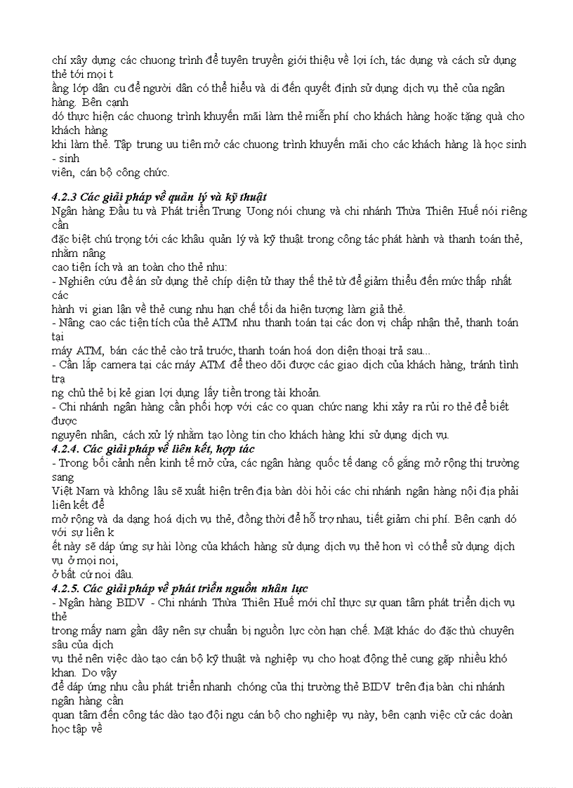 image for page Đánh giá sự hài lòng của khách hàng đối với chất lượng dịch vụ thẻ của Ngân hàng Ðầu tu và Phát triển Việt Nam Chi nhánh Thừa Thiên Huế