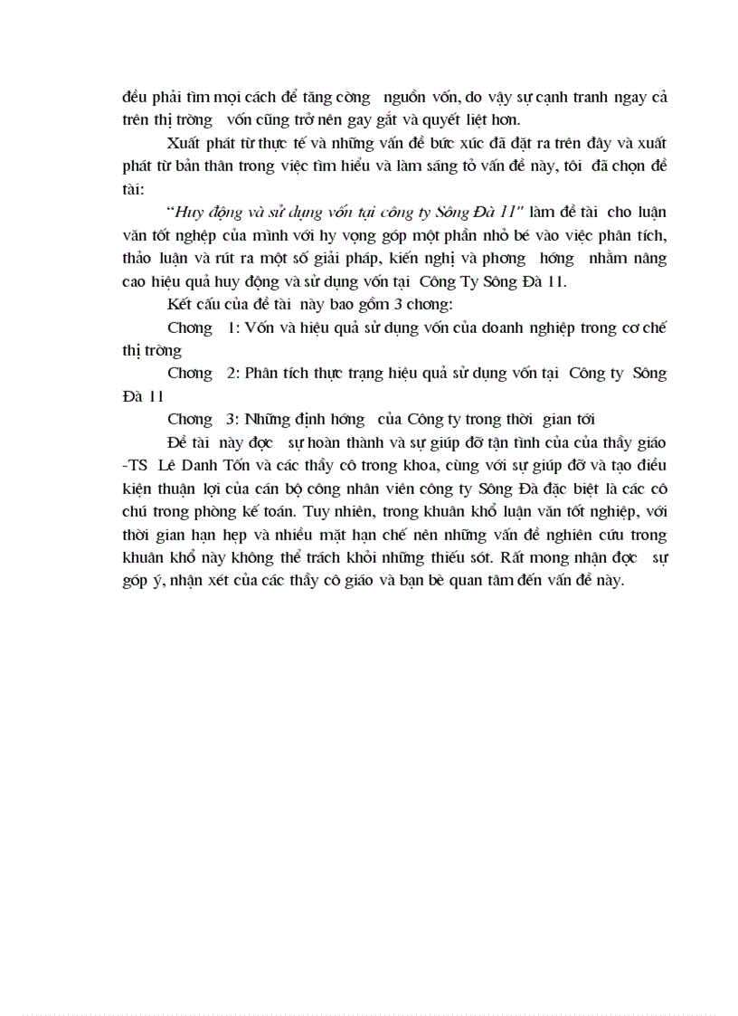 image for page Huy động và sử dụng vốn tại công ty Sông Đà 11