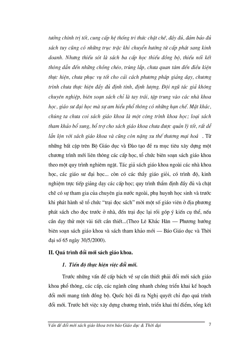 image for page Vấn đề đổi mới sách giáo khoa trên giáo dục hiện đại