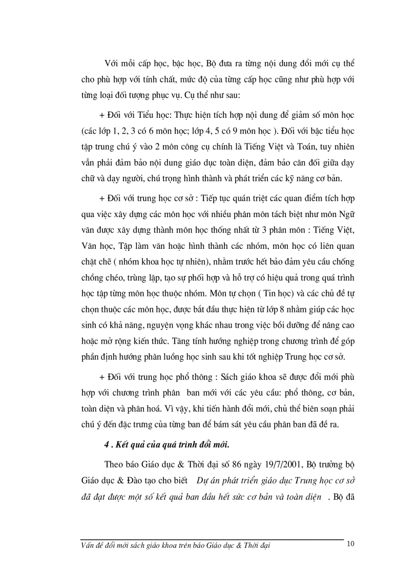 image for page Vấn đề đổi mới sách giáo khoa trên giáo dục hiện đại