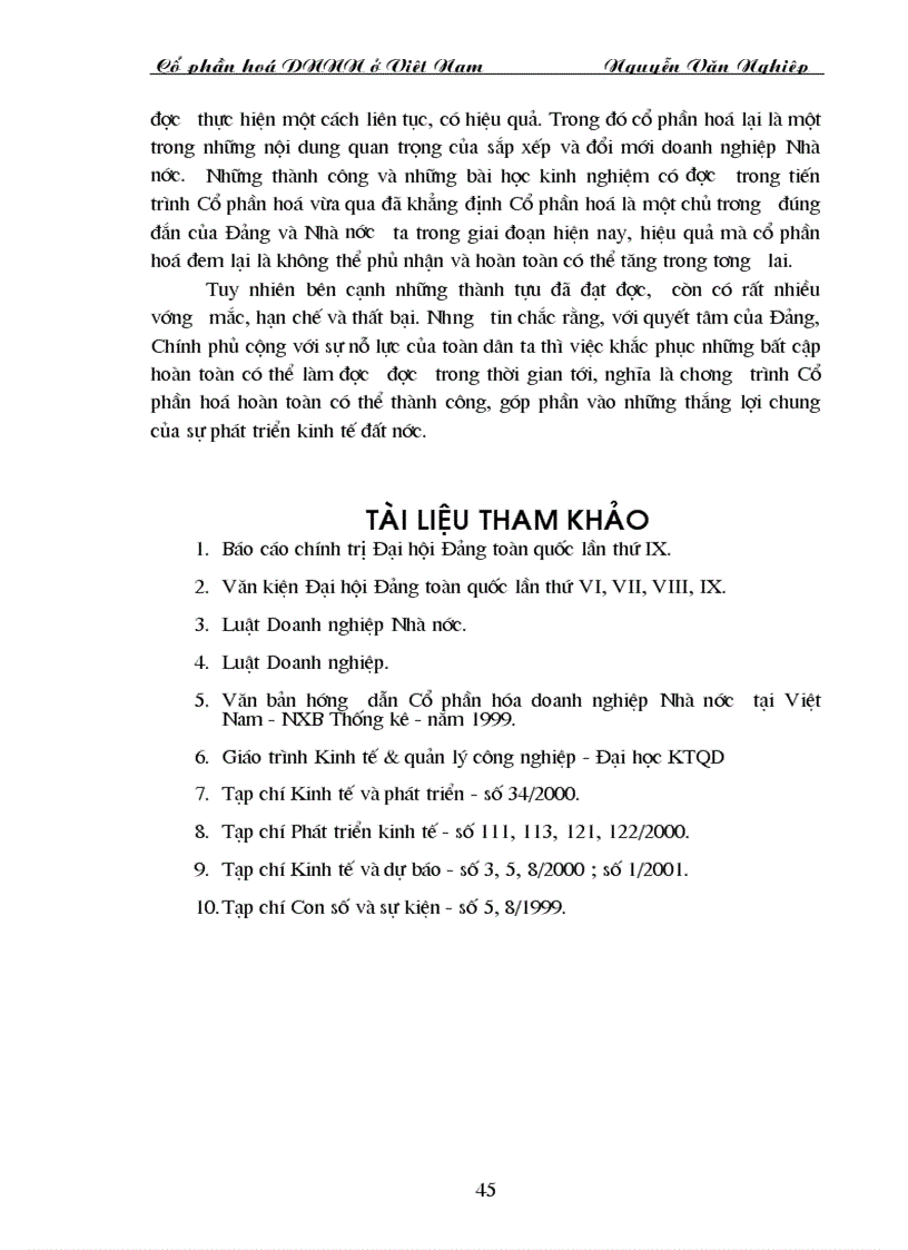 image for page Sự cần thiết phải tiến hành cổ phần hoá ở Việt Nam