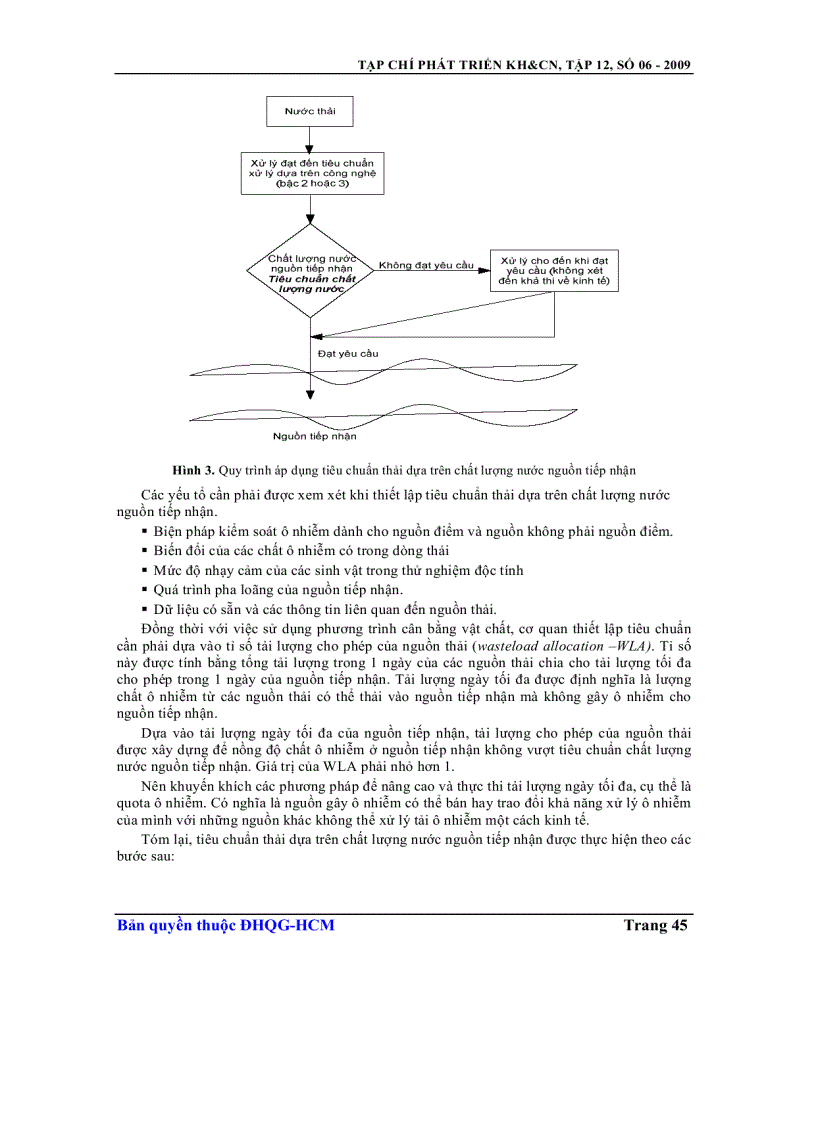 image for page Đề xuất qui trình xây dựng tiêu chuẩn nước thải công nghiệp dựa trên cơ sở độc tính toàn phần
