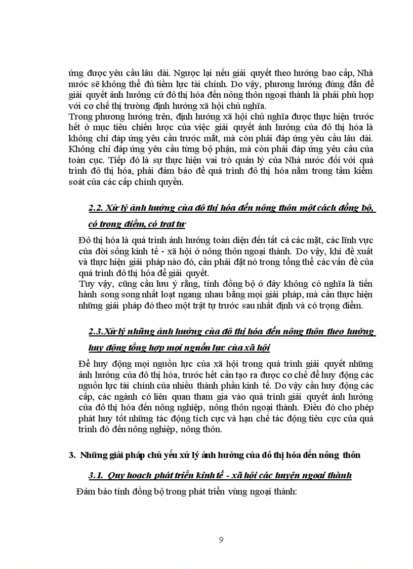 image for page Ảnh hưởng của quá trình đô thị hóa đến nông thôn ở Việt Nam