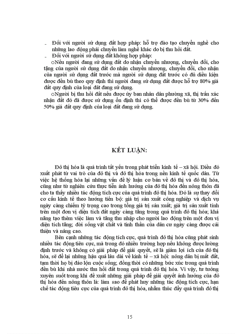 image for page Ảnh hưởng của quá trình đô thị hóa đến nông thôn ở Việt Nam