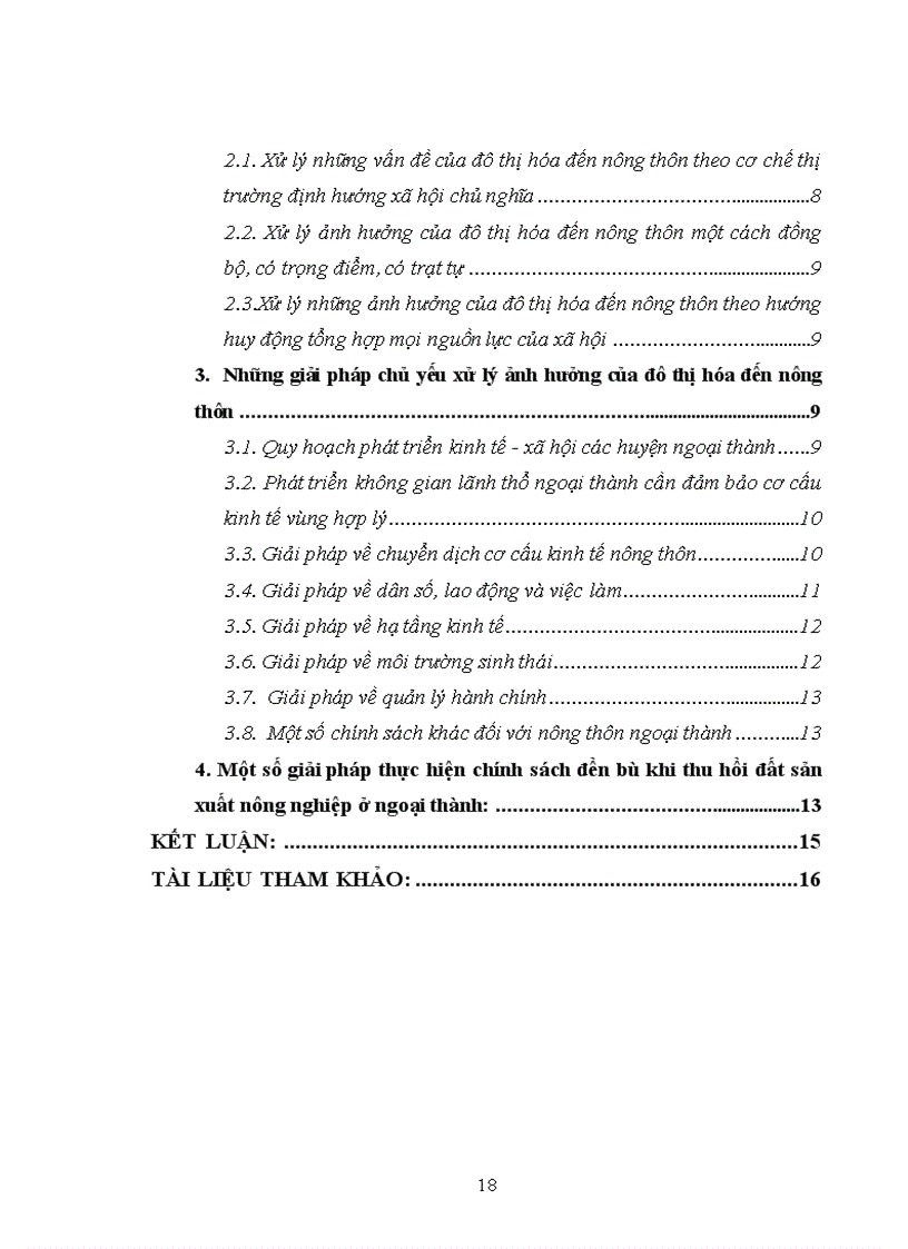 image for page Ảnh hưởng của quá trình đô thị hóa đến nông thôn ở Việt Nam