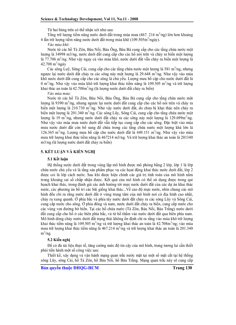 image for page Mô hình dòng chảy nước dưới đất vùng Bắc Bình