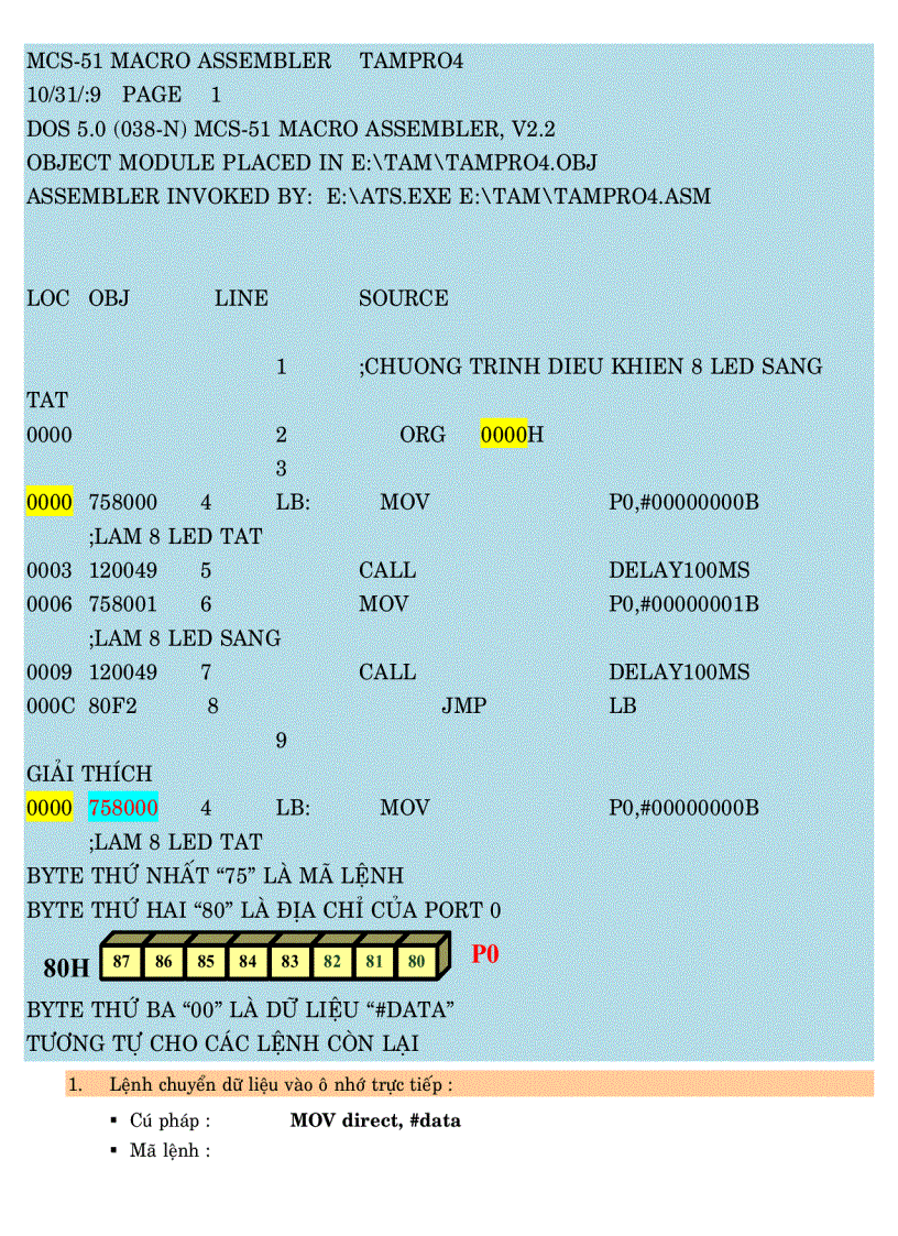 image for page Tài liệu led đơn
