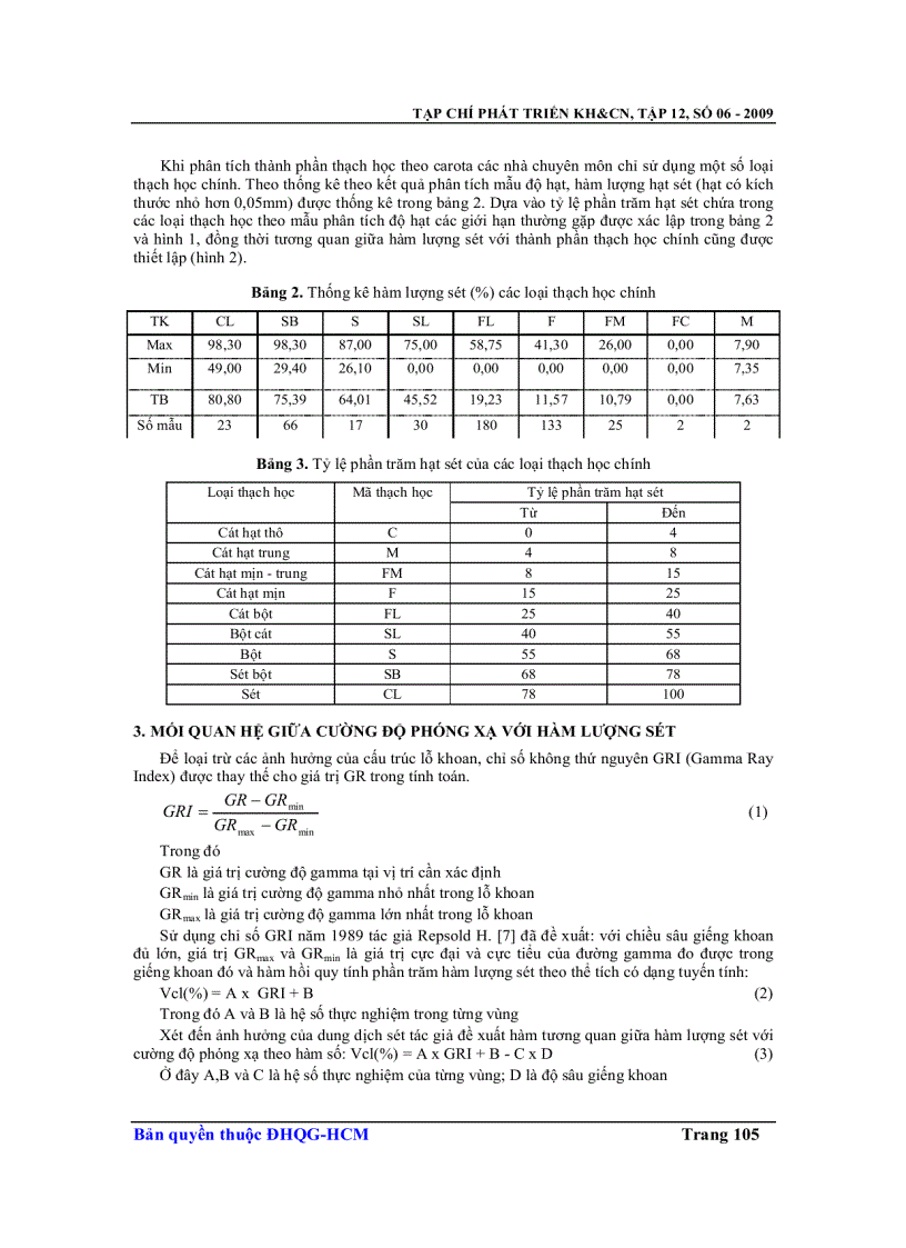 image for page Chương trình phân tích thạch học theo tài liệu địa vật lý giếng khoan